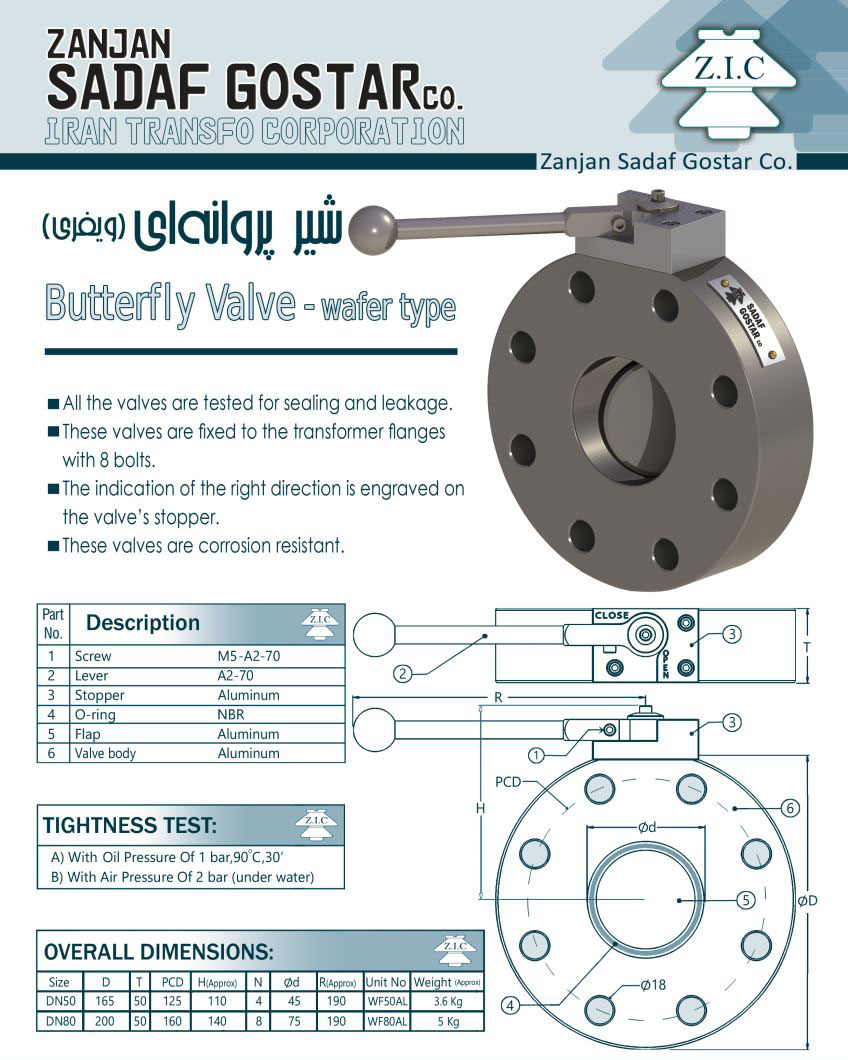 Butterfly Valve wafer type
